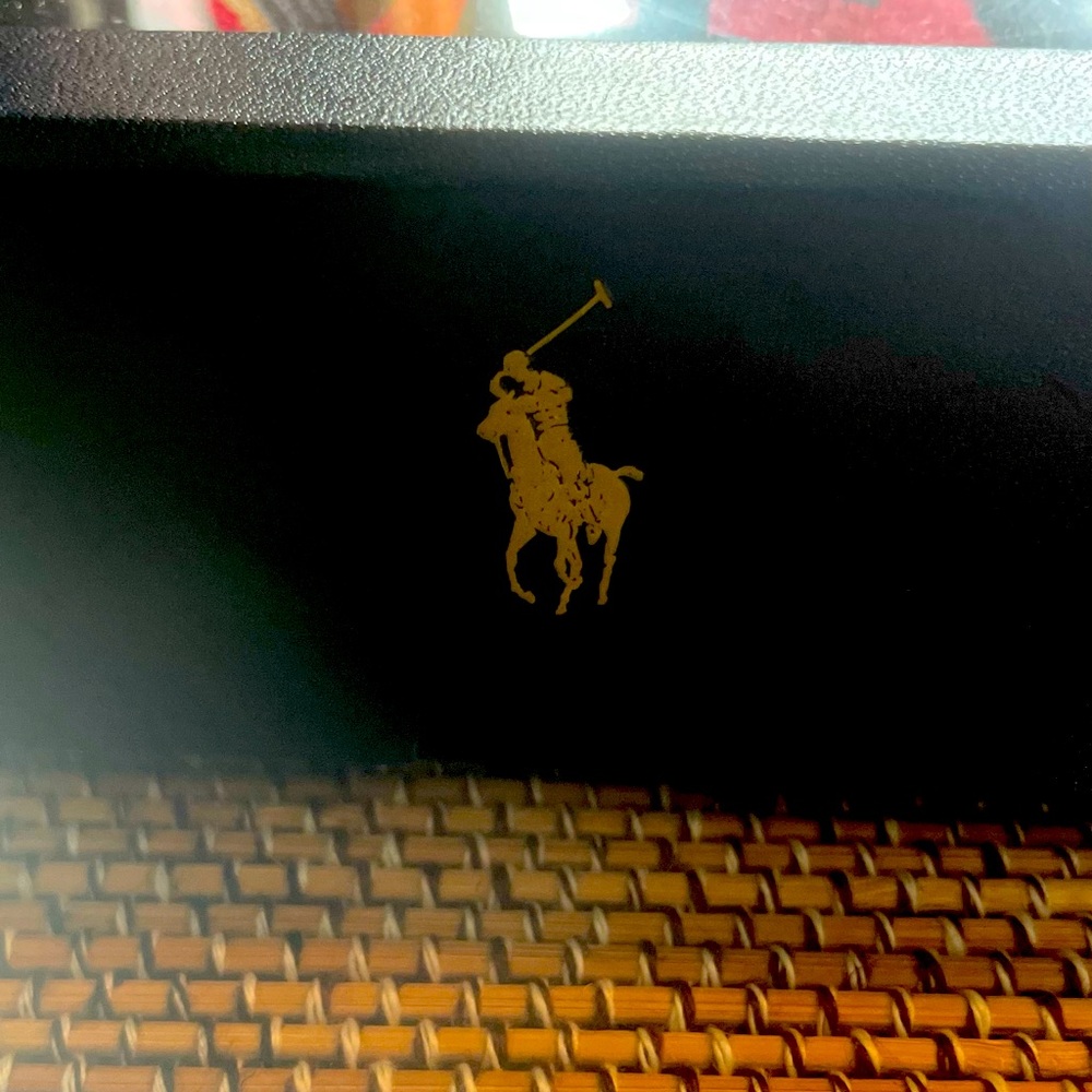 Ralph Lauren formal sock trio w/Blue and Gold Box.